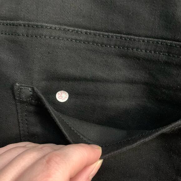 Crown & Ivy Curvy Black Women’s Skinny Jeans Plus Size 20WR - Picture 6 of 6